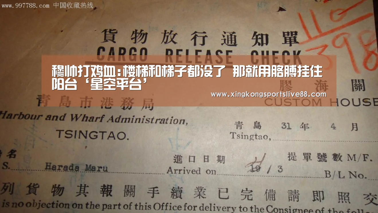穆帅打鸡血:楼梯和梯子都没了 那就用胳膊挂住阳台‘星空平台’(图2) 星空体育